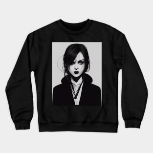 Goth Girl Crewneck Sweatshirt